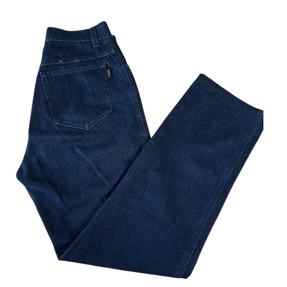 Vintage 90s Fendi Amor Dark Wash Jeans Size 31 - Picture 10 of 10